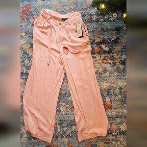 Peach Wide-Leg Pants Ana Size 6 NWT